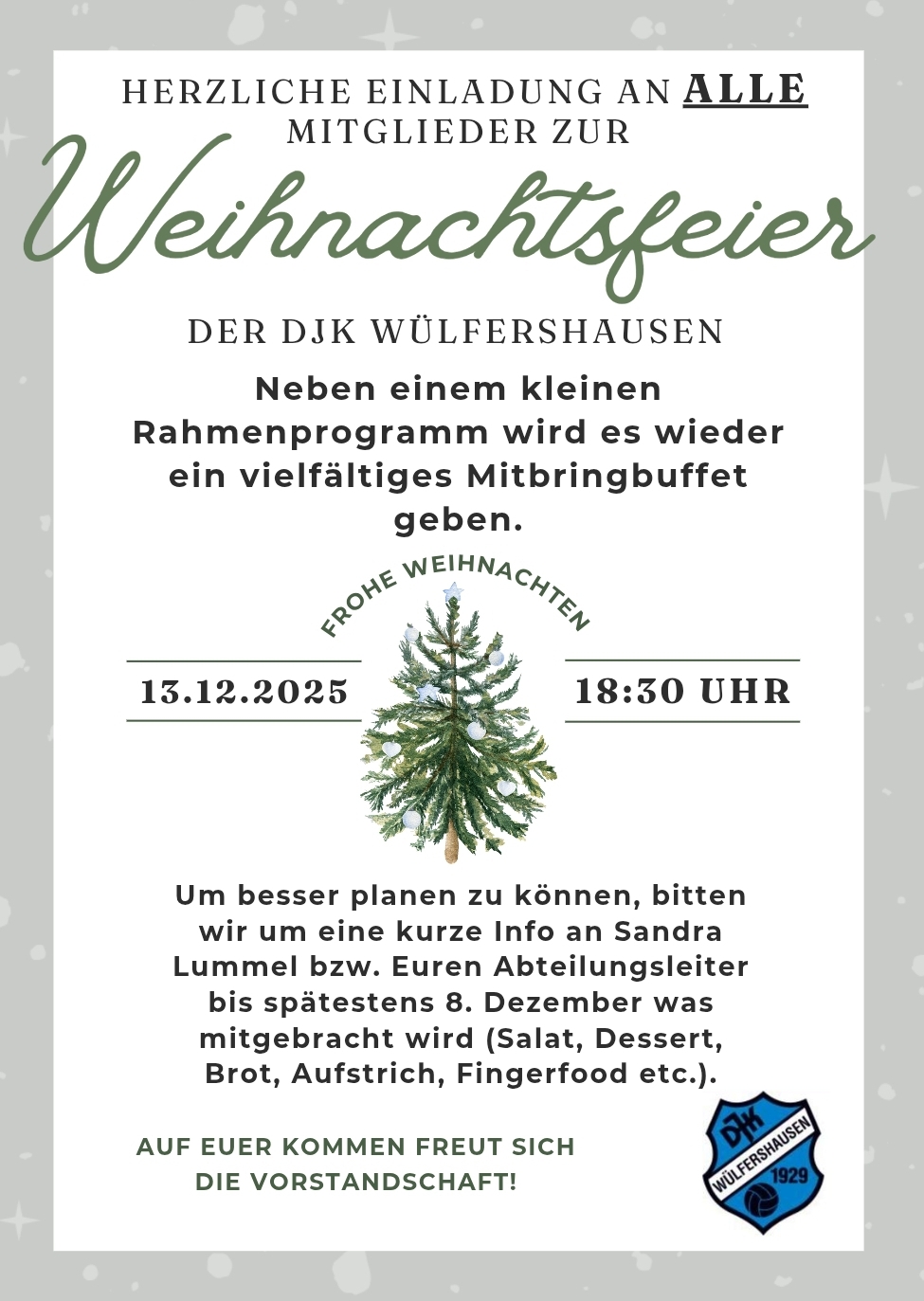 Weihnachtsfeier 2025